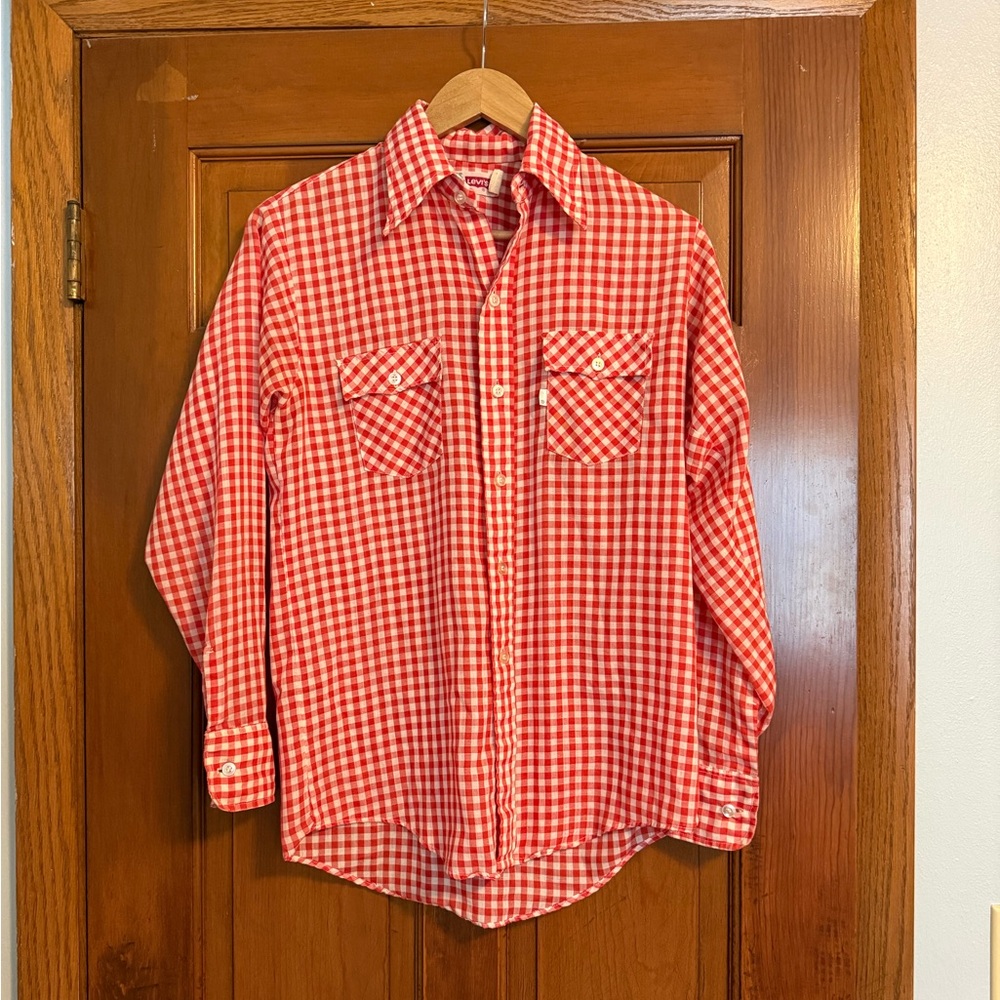 1970s vintage made in the USA Levi's button down